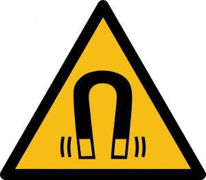 ISO 7010 Warnzeichen W006: Warnung vor magnetischem Feld